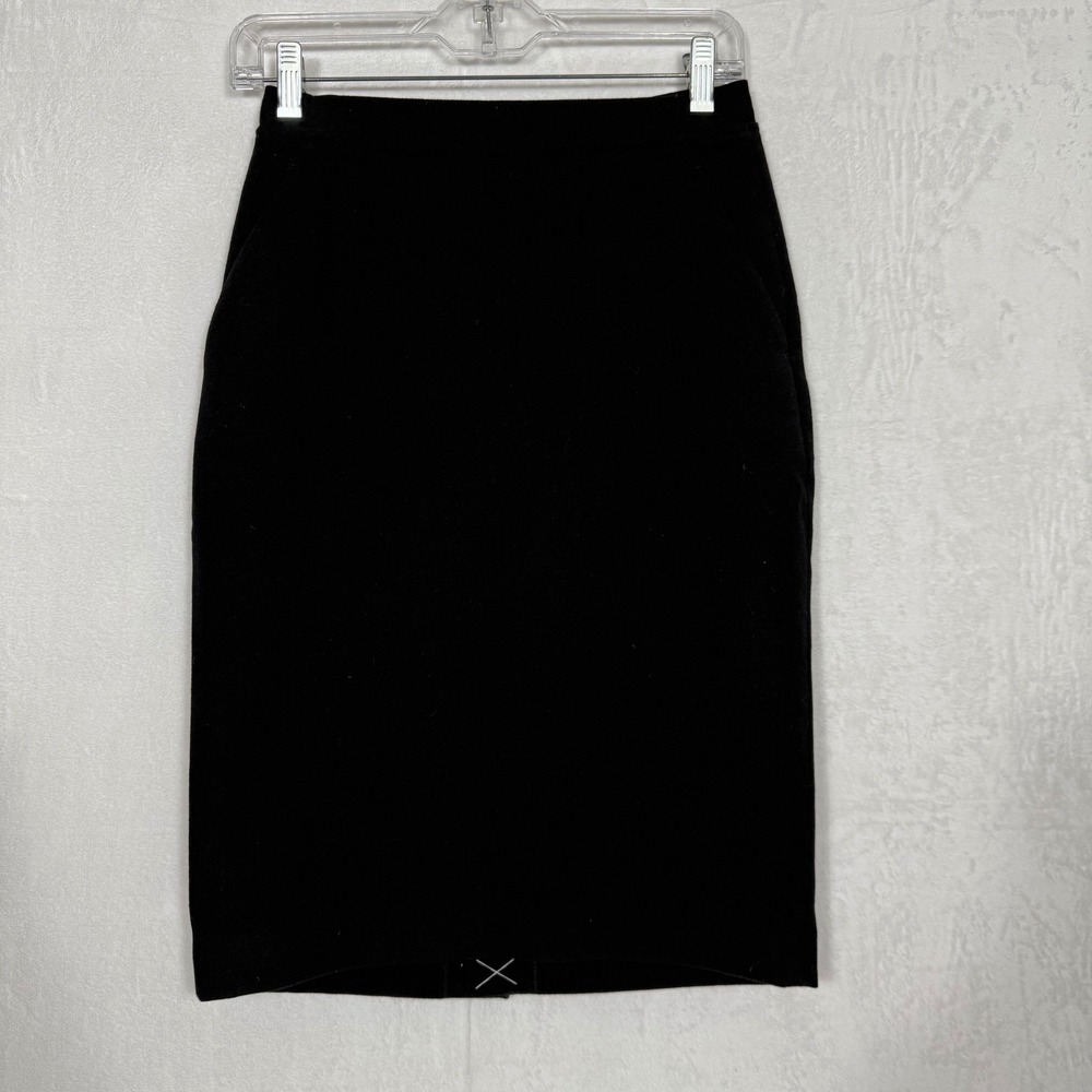 UNIQLO | NWT‎ Women's size Small Black High Waist Wool Blended Pencil Skirt